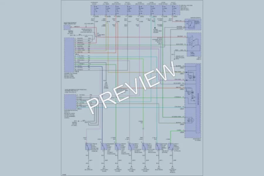 2004 Ford Escape Warning Systems wiring diagram preview