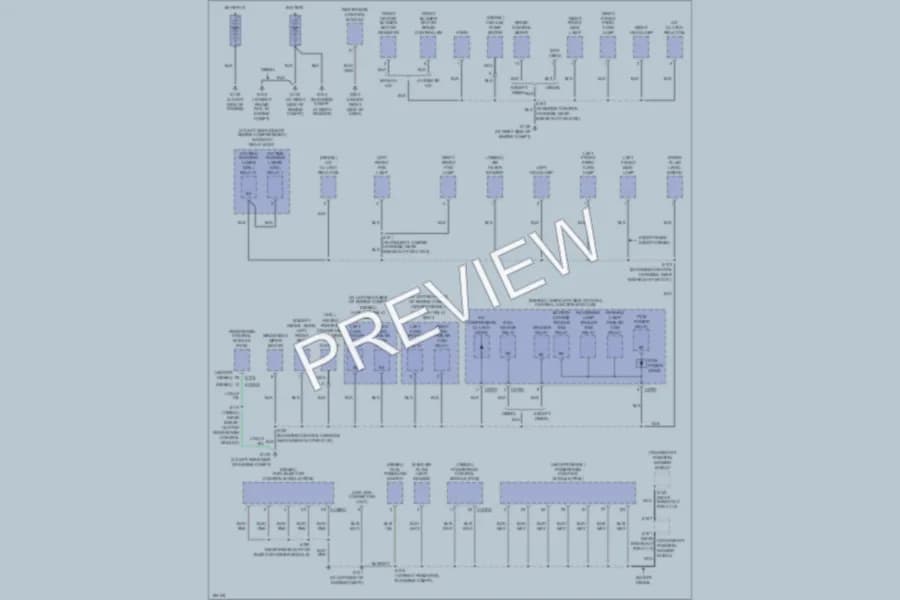 2004 Ford Excursion Ground Distribution wiring diagram preview