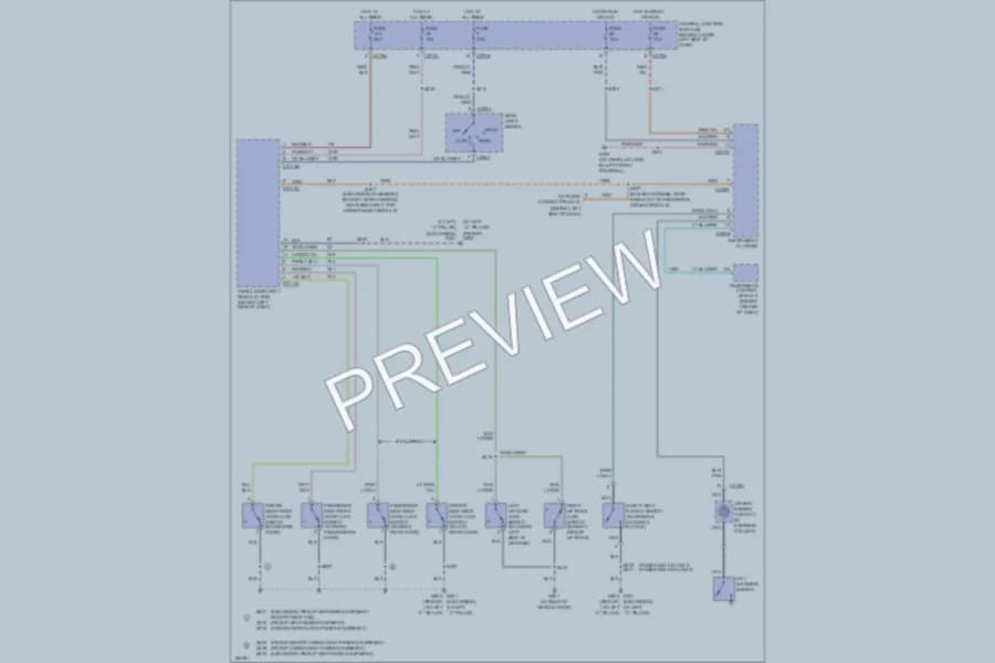 2004 Ford Excursion Warning Systems wiring diagram preview