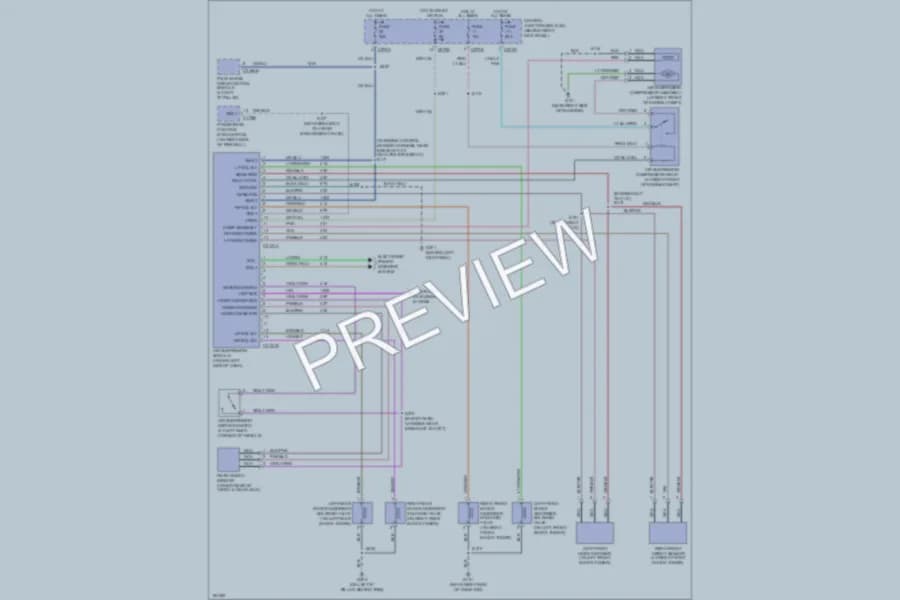 2004 Ford Expedition Electronic Suspension wiring diagram preview