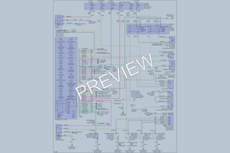 2004 Ford Expedition Instrument Cluster wiring diagram preview