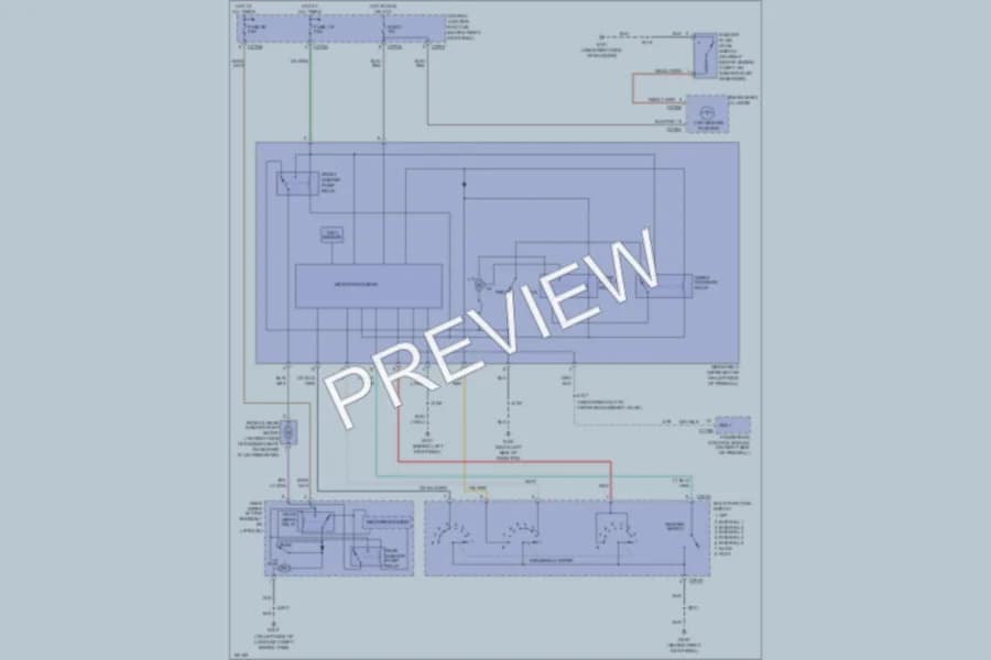 2004 Ford Expedition Wiper Washer wiring diagram preview