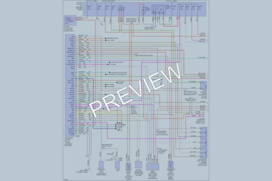 2004 Ford Explorer Engine Performance wiring diagram preview