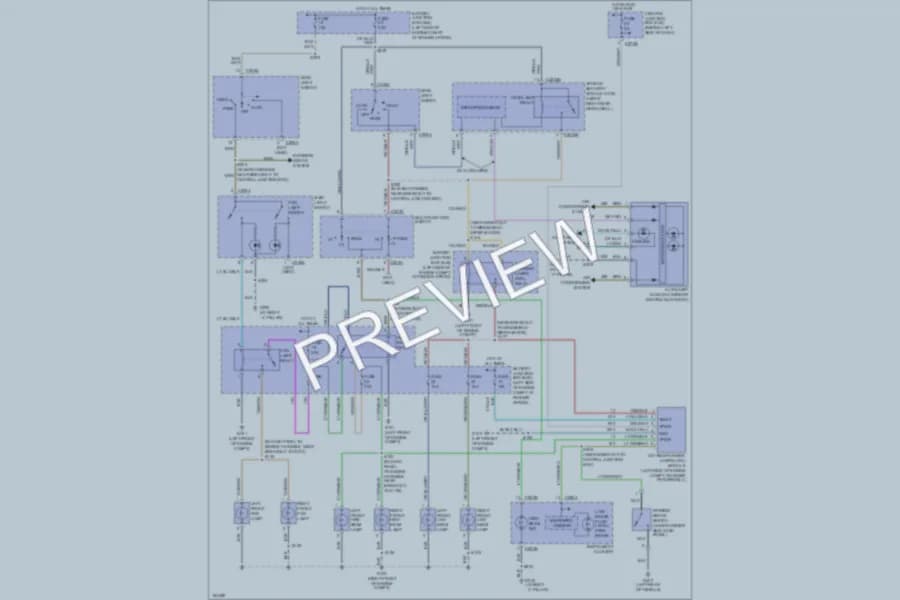 2004 Ford Explorer Headlights wiring diagram preview