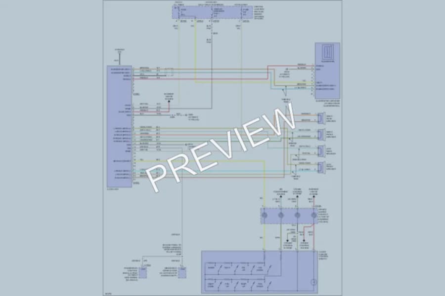 2004 Ford Explorer Radio wiring diagram preview