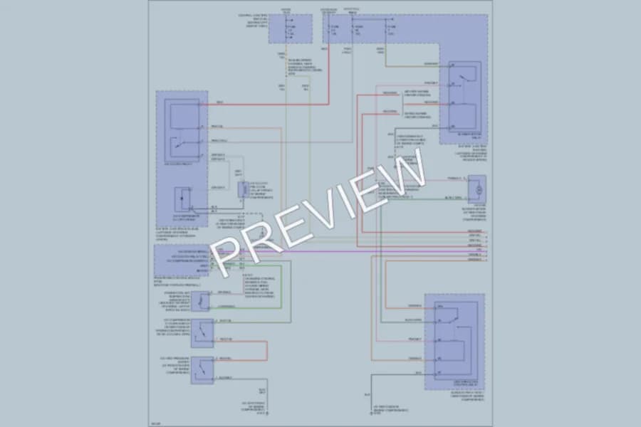 2004 Ford ExplorerSportTrac Air Conditioning wiring diagram preview