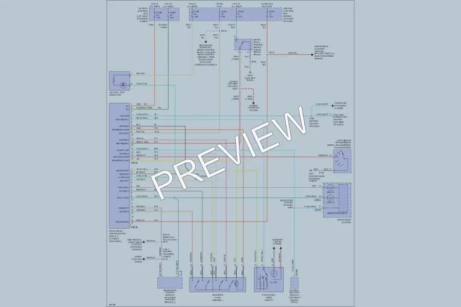 2004 Ford ExplorerSportTrac Transmission wiring diagram preview