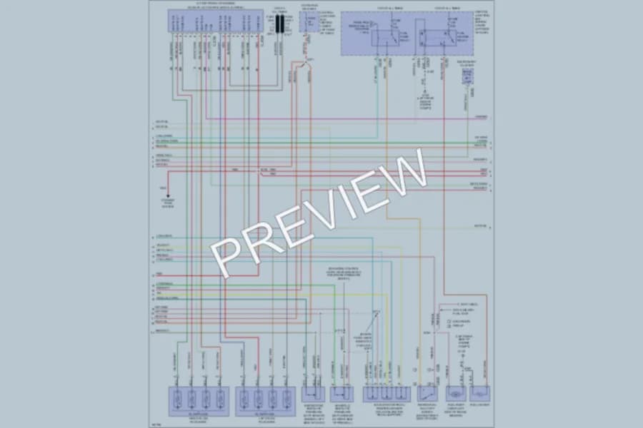 2004 Ford F550ChsCab Engine Performance wiring diagram preview