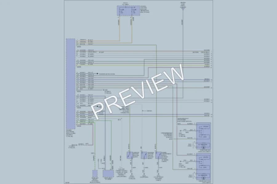 2004 Ford Focus Anti Theft wiring diagram preview