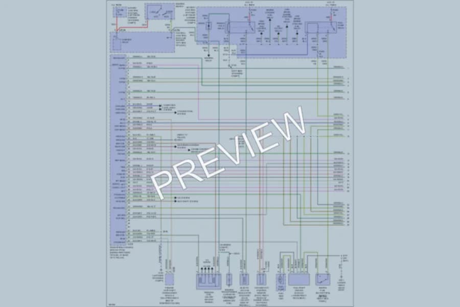 2004 Ford Focus Engine Performance wiring diagram preview