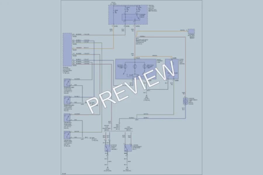 2004 Ford Focus Interior Lights wiring diagram preview