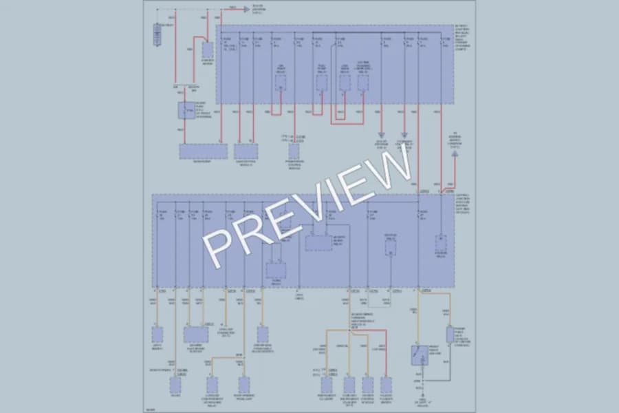 2004 Ford Focus Power Distribution wiring diagram preview
