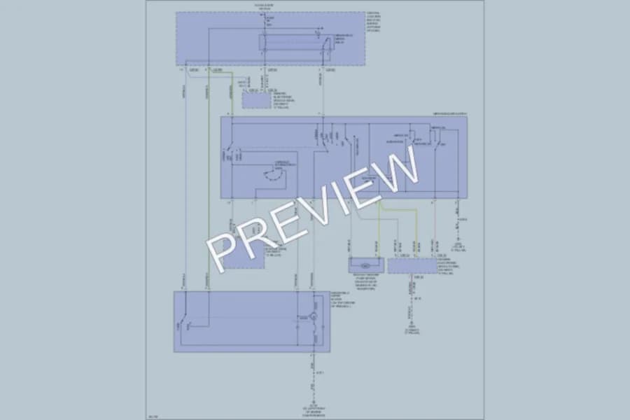 2004 Ford Focus Wiper Washer wiring diagram preview