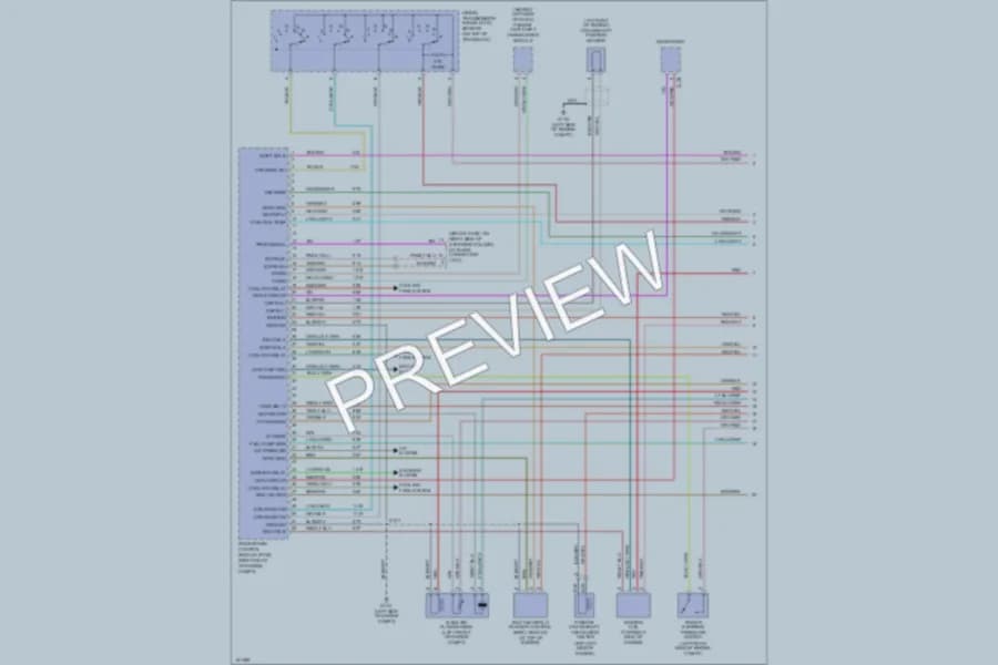 2004 Ford Freestar Engine Performance wiring diagram preview