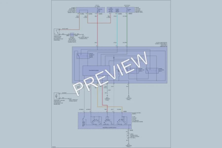 2004 Ford Freestar Wiper Washer wiring diagram preview
