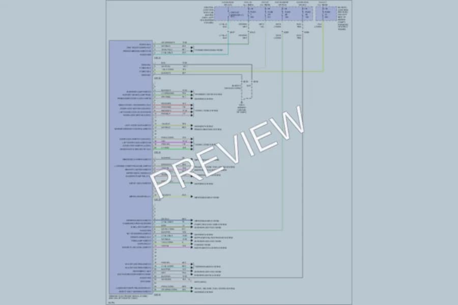 2004 Ford Mustang Body Control Modules wiring diagram preview