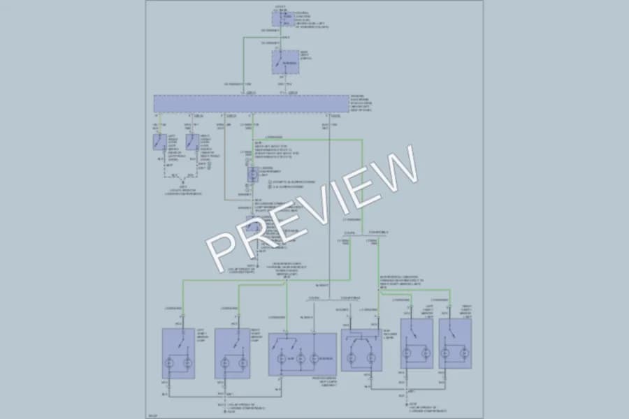 2004 Ford Mustang Interior Lights wiring diagram preview