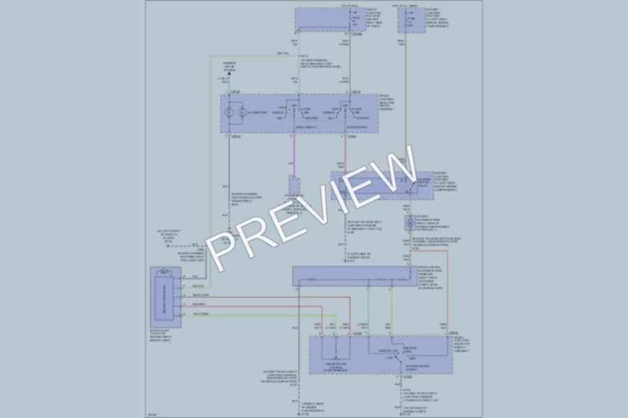 2004 Ford Ranger Air Conditioning wiring diagram preview
