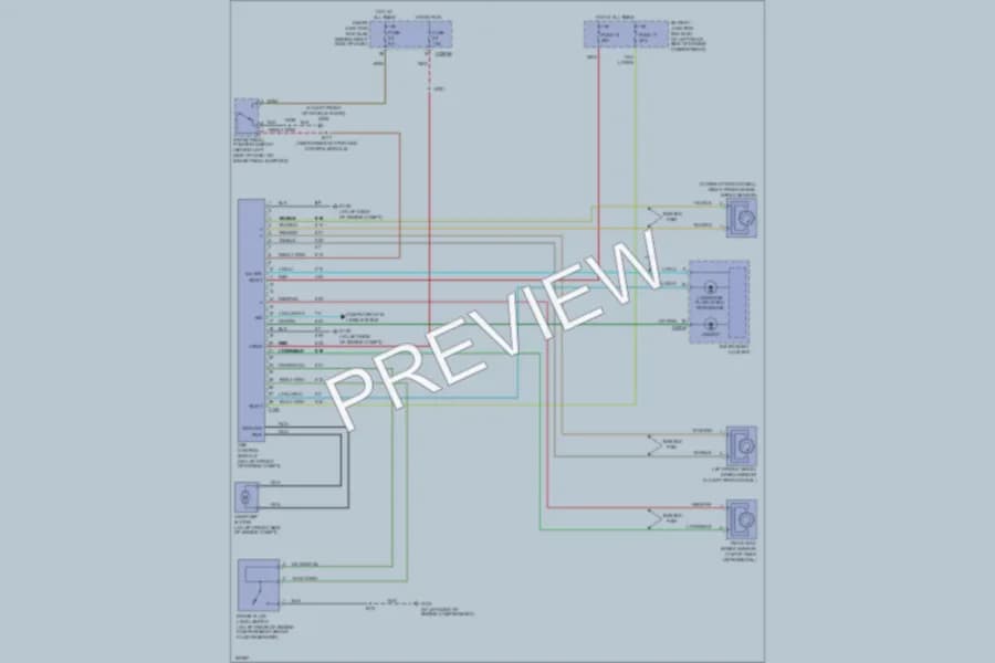 2004 Ford Ranger Anti Lock Brakes wiring diagram preview