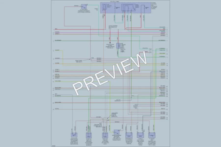 2004 Ford Ranger Engine Performance wiring diagram preview