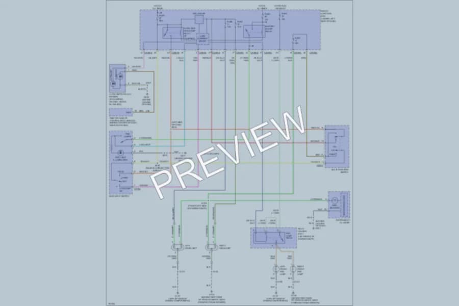 2004 Ford Taurus Headlights wiring diagram preview
