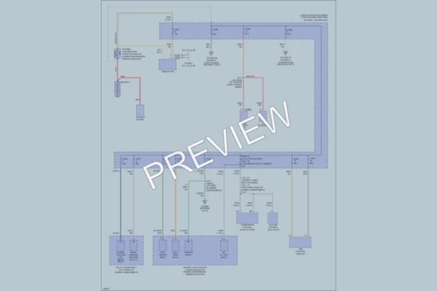 2004 Ford Taurus Power Distribution wiring diagram preview