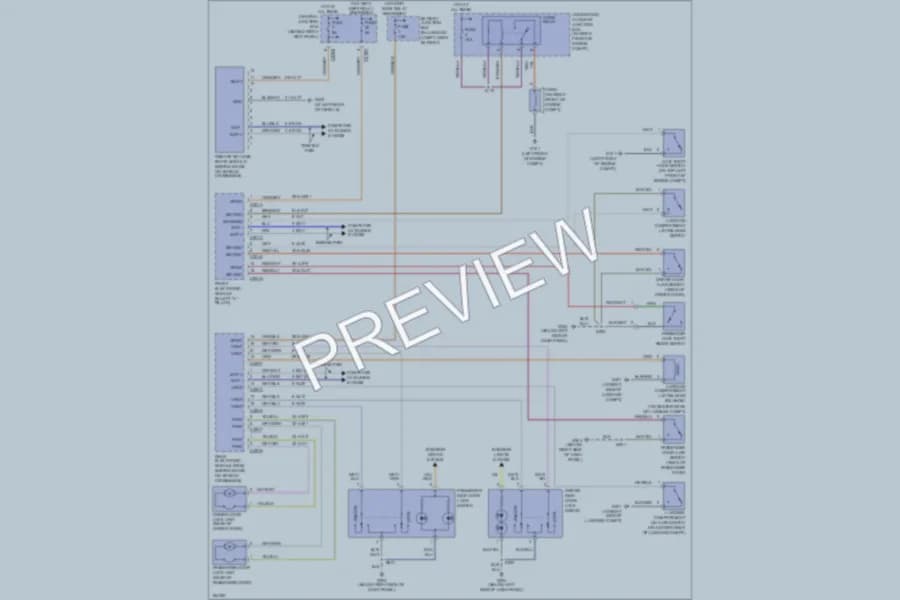 2004 Ford Thunderbird Anti Theft wiring diagram preview