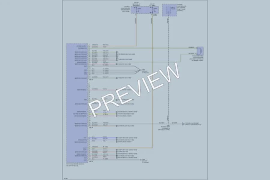 2004 Ford Thunderbird Body Control Modules wiring diagram preview