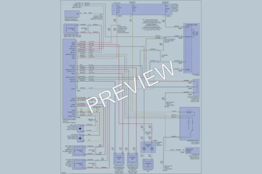 2004 Ford Thunderbird Supplemental Restraints wiring diagram preview