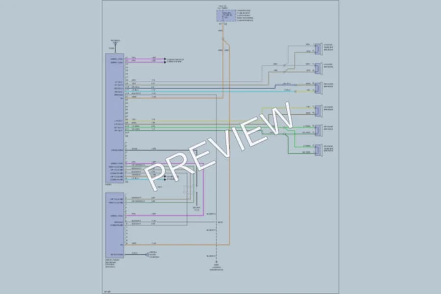 2004 GMC Canyon Radio wiring diagram preview