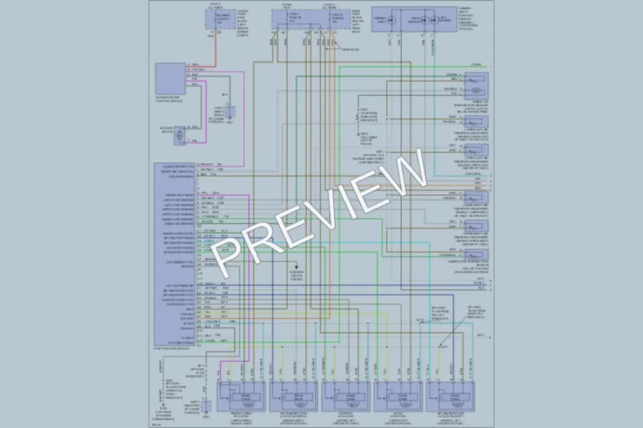 2004 GMC EnvoyXUV Air Conditioning wiring diagram preview