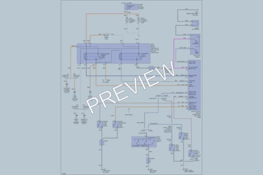 2004 GMC Sonoma Interior Lights wiring diagram preview