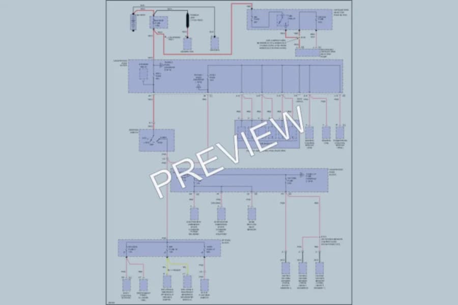 2004 GMC Sonoma Power Distribution wiring diagram preview