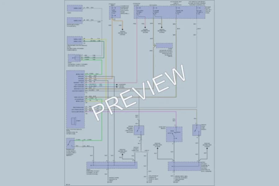 2004 GMC Sonoma Warning Systems wiring diagram preview