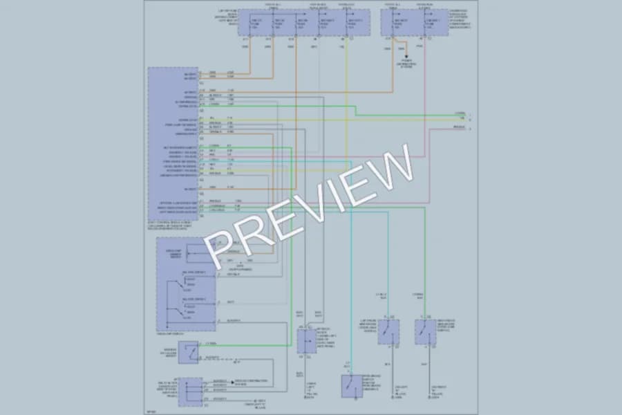 2004 GMC YukonDenali Warning Systems wiring diagram preview