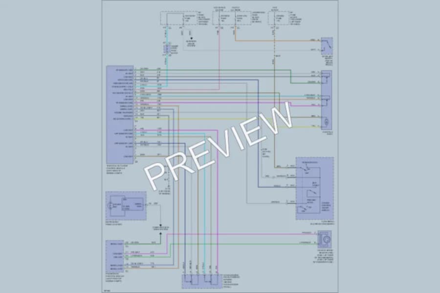2004 HUMMER H2 Cruise Control wiring diagram preview