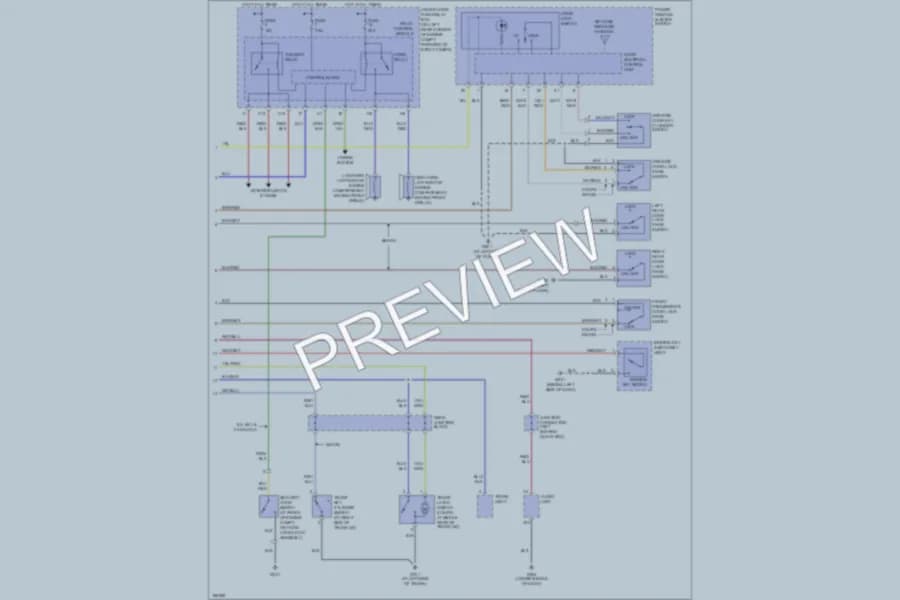 2004 Honda Accord Anti Theft wiring diagram preview