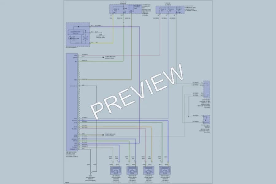 2004 Honda CRV Anti Lock Brakes wiring diagram preview