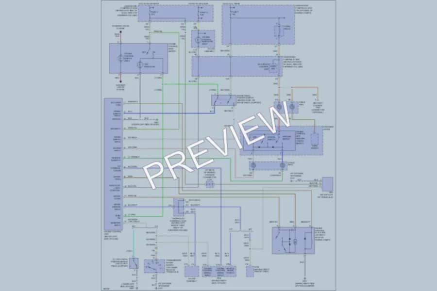 2004 Honda CRV Cruise Control wiring diagram preview