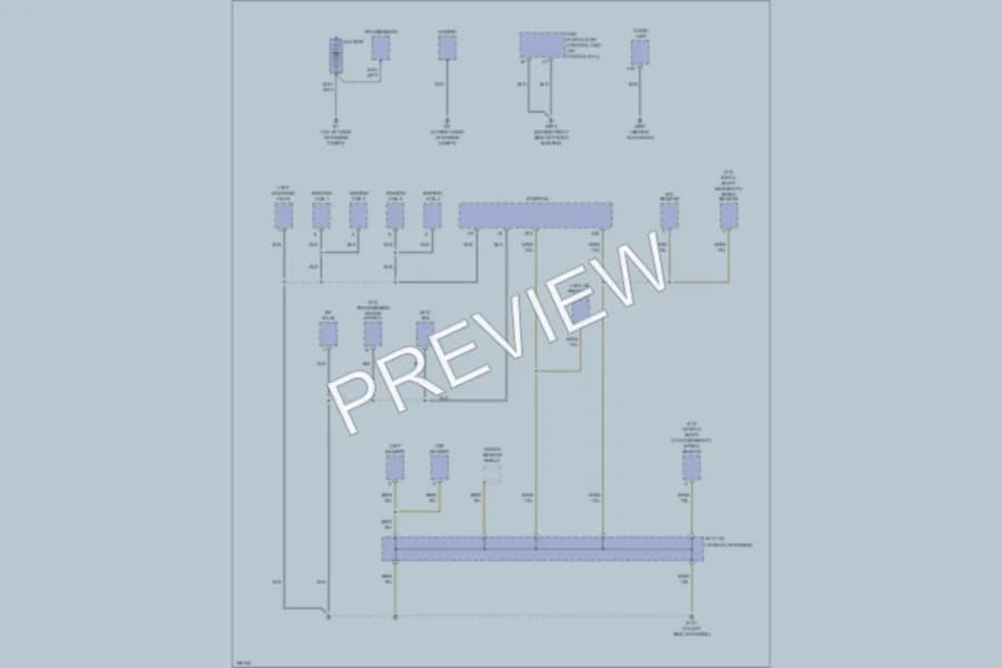 2004 Honda CRV Ground Distribution wiring diagram preview