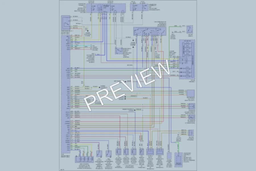 2004 Honda CRV Transmission wiring diagram preview