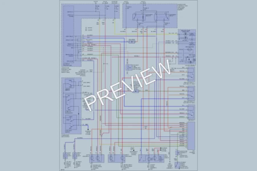 2004 Honda Civic Headlights wiring diagram preview