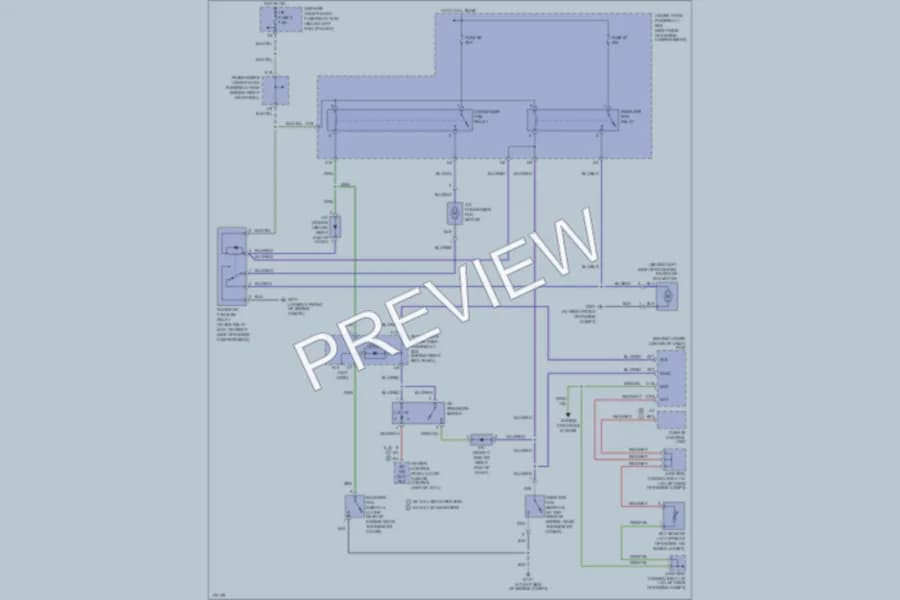2004 Honda Odyssey Cooling Fan wiring diagram preview