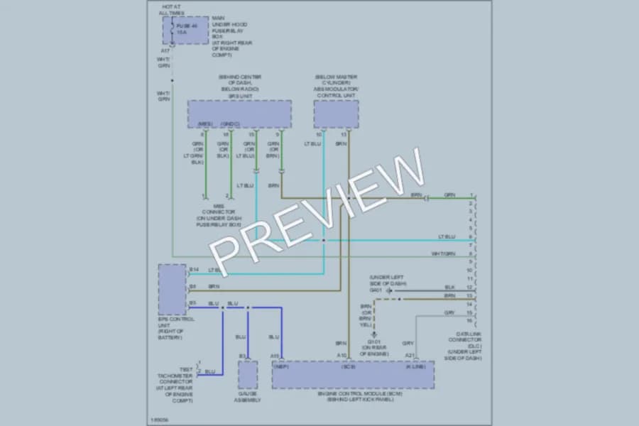 2004 Honda S2000 Computer Data Lines wiring diagram preview