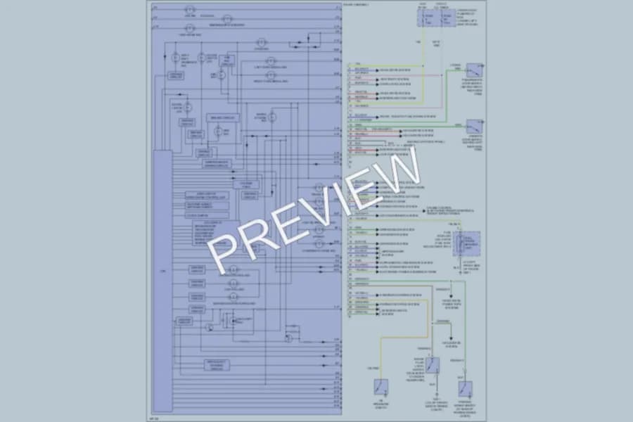 2004 Honda S2000 Instrument Cluster wiring diagram preview