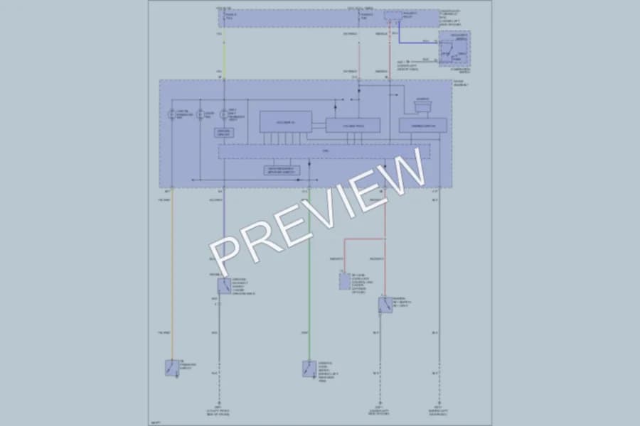 2004 Honda S2000 Warning Systems wiring diagram preview
