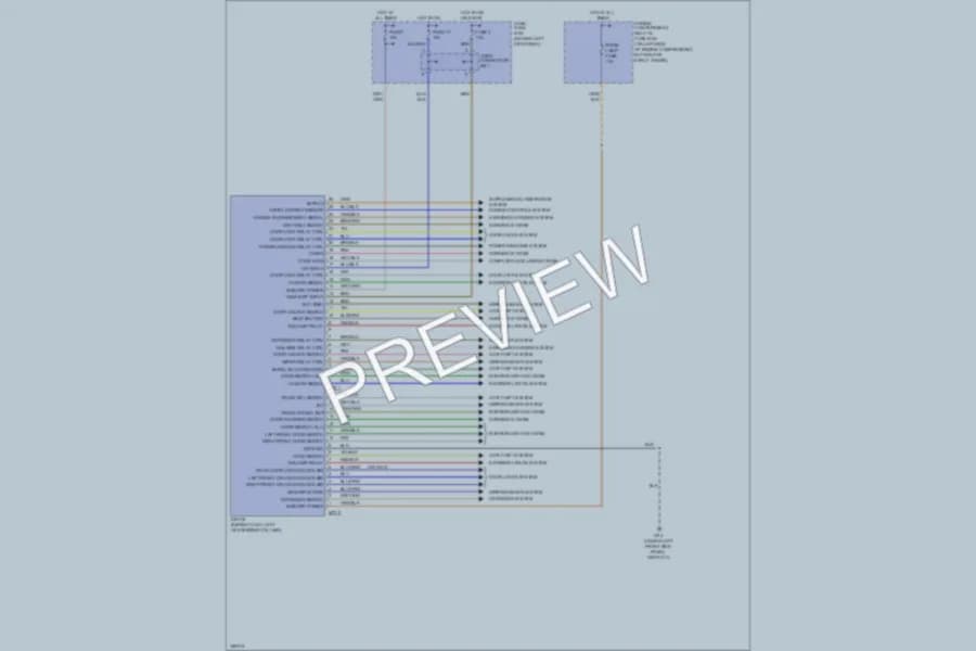 2004 Hyundai Accent Body Control Modules wiring diagram preview