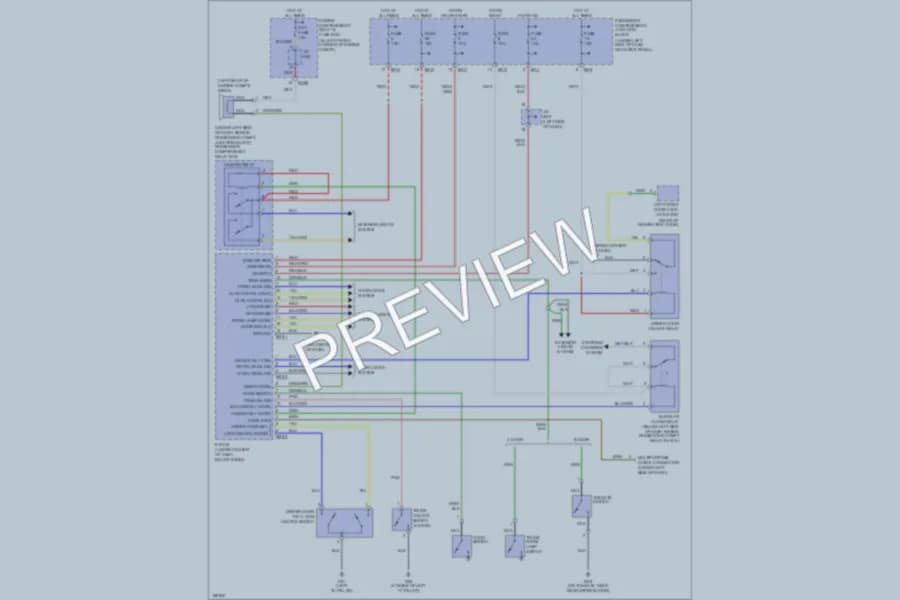 2004 Hyundai Elantra Anti Theft wiring diagram preview