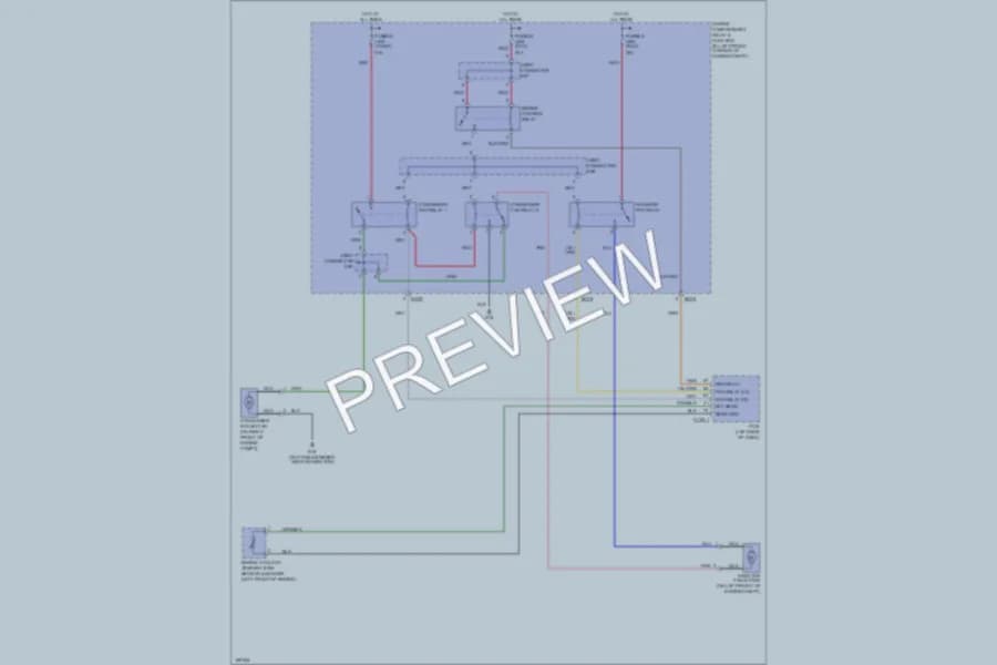 2004 Hyundai Elantra Cooling Fan wiring diagram preview