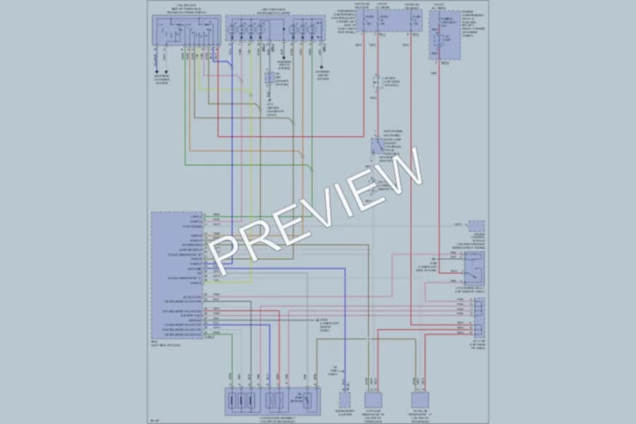 2004 Hyundai Elantra Transmission wiring diagram preview